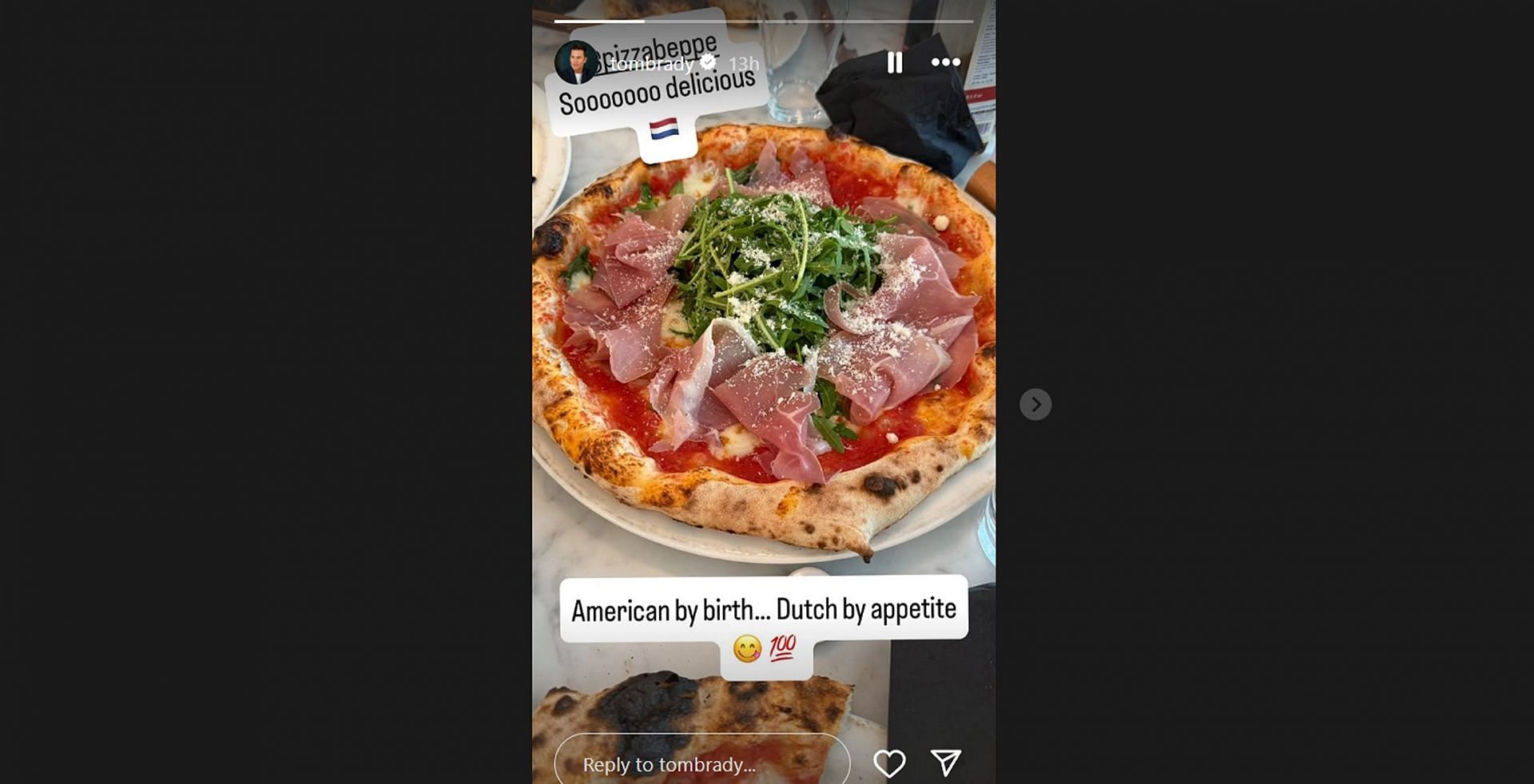 Still from Tom Brady's Instagram story//@tombrady